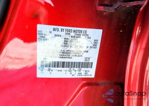 2010 Ford Edge Se from USA, damaged, VIN 2FMDK3GC9ABA41963